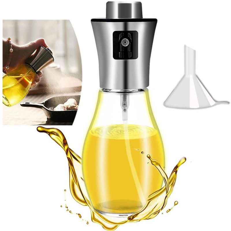 Spray pour bouteille d'huile en acier inoxydable 304 extérieur 16,5*4,5 cm pour bouteille en verre au vinaigre