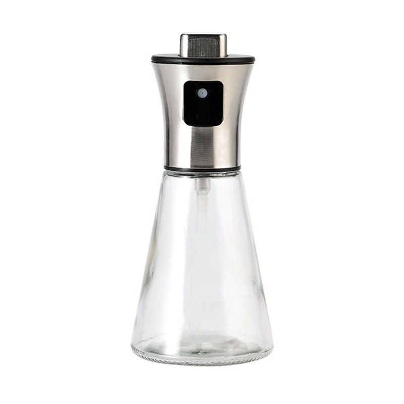 Bouteille de pulvérisation d'huile en acier inoxydable de 200 ml pour la cuisine et les activités en plein air