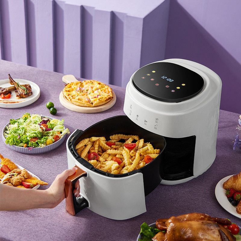 Écran tactile intelligent de 8L de 1400W, friteuse électrique sans huile, friteuse à air chaud