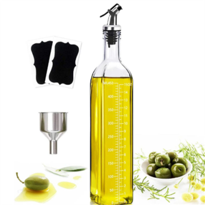 Bouteille de distributeur d'huile d'olive avec buse