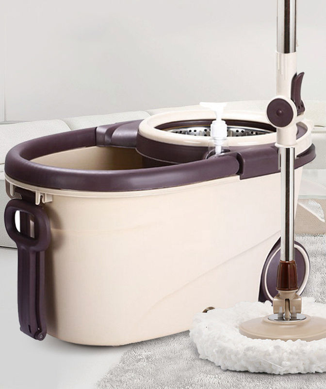 Wringer en acier inoxydable 360 Spin Easy Clean Cyclone Sélection de gommages et de seaux pour nettoyer le sol