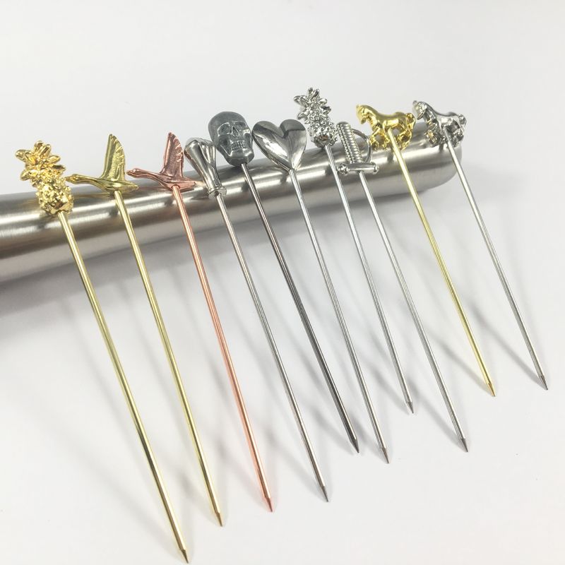 Pins de cocktail en acier inoxydable 304