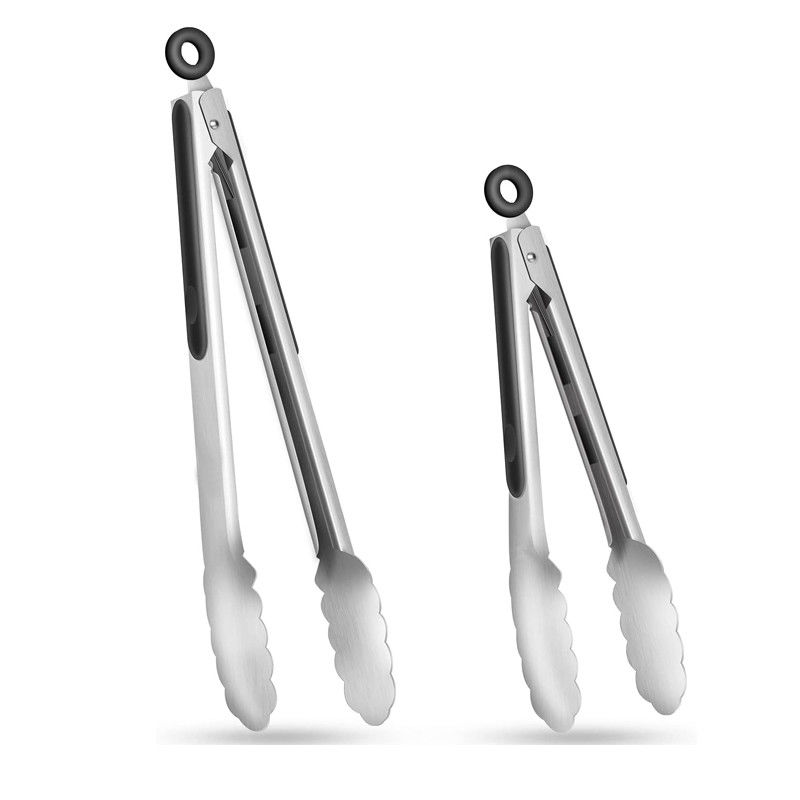Ensemble de 2 pièces en acier inoxydable boîtes de couleur Outils de cuisson de barbecue avec ensembles d'ustensiles durables