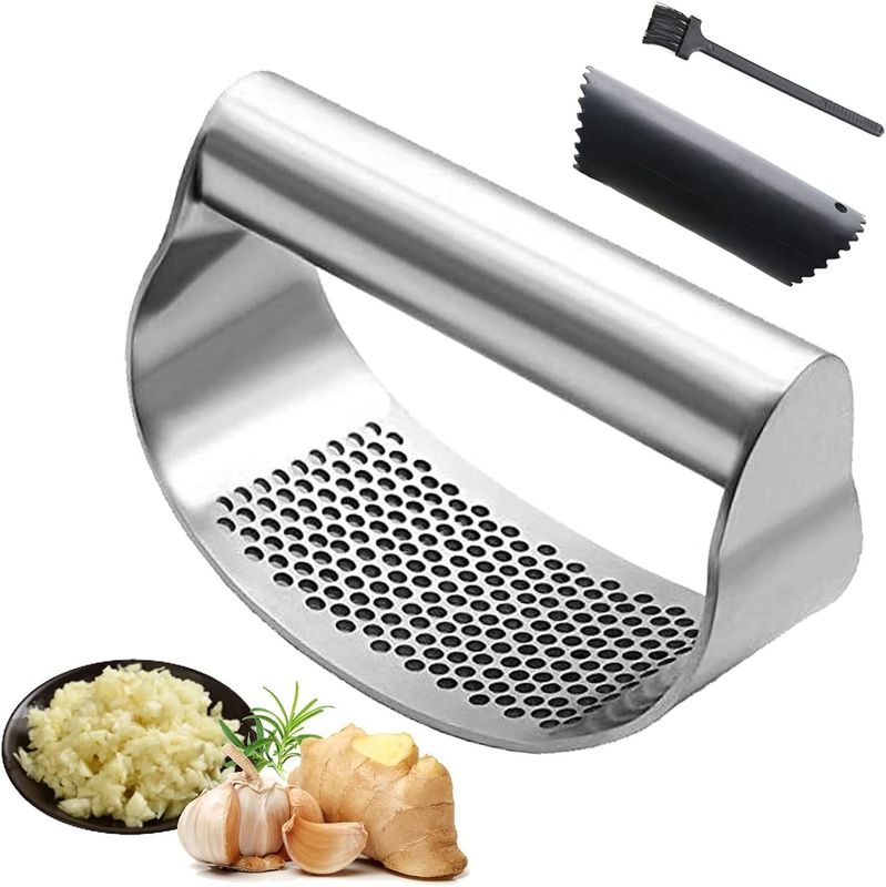 Gratteur de cuisine multi 120G boîte de couleur 141G Minceur d'ail et concasseur pour le pressage facile