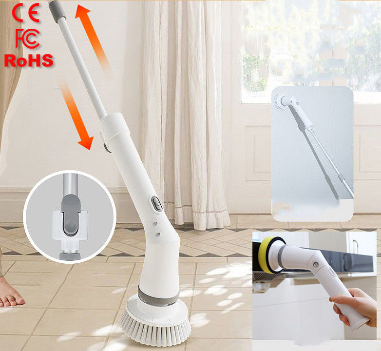 7 Têtes de pinceau remplaçables Purificateur électrique pour nettoyer le sol de la cuisine de la salle de bain