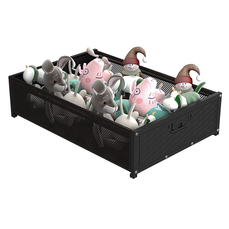 Étagère de rangement antipoussière pour le tri des vêtements et des jouets