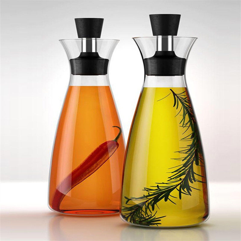Pot à huile en verre à haute teneur en borosilicate pour cuisine Autres outils de cuisson et résistant à la chaleur