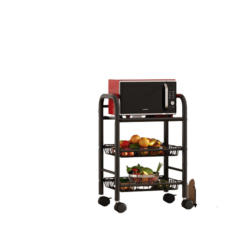Étagère de rangement de cuisine multifonctionnelle 3 4 5 couche de roulement de chariot utilitaire avec roues