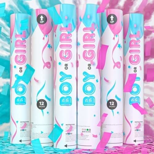 Ajoutez un élément de surprise à votre fête de fin d'année avec le canon de poudre de confetti révélant le sexe