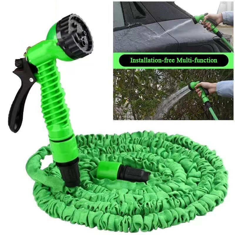 tuyau de jardin type bobine tuyau d'eau 25-250FT élargissant l'arrosage magique à haute pression