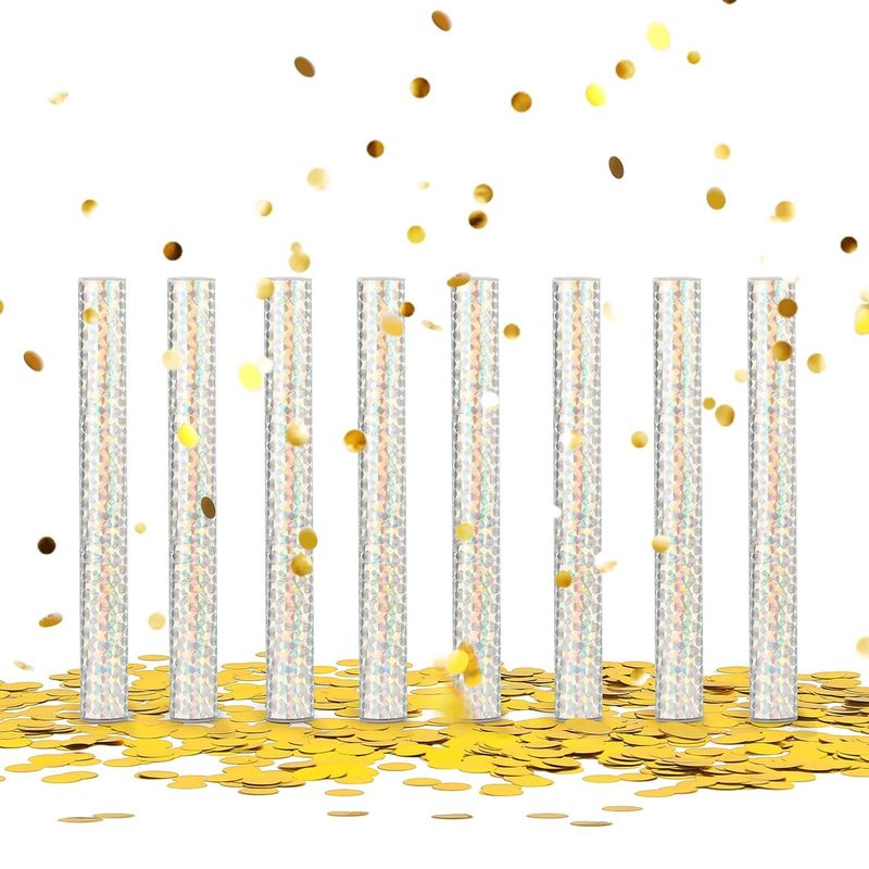 Des baguettes de confetti de mariage colorées et biodégradables pour les fêtes et les festivals