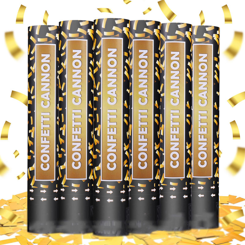Des canons de confettis de 40 cm pour des fêtes colorées