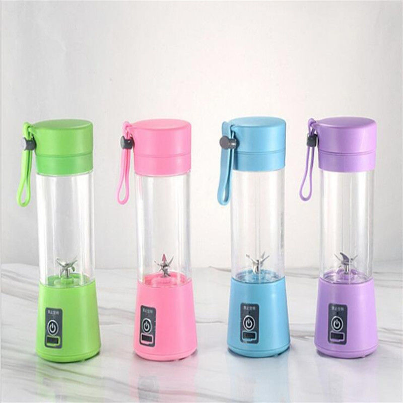 Mixeur mini électrique portable compact de 380 ml pour le mélange de fruits dans la cuisine à domicile