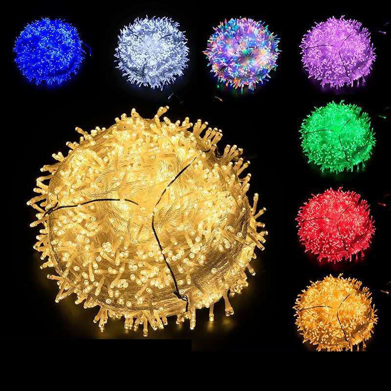 Couleur de rêve lumières de Noël chaîne 10 leds / m 5m 10m PVC imperméable à l'eau dirigée