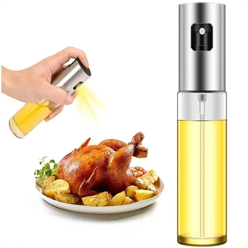 304 Pulvérisateur d'huile atomisé en acier inoxydable Bouteille d'huile portable pour autres outils de cuisson