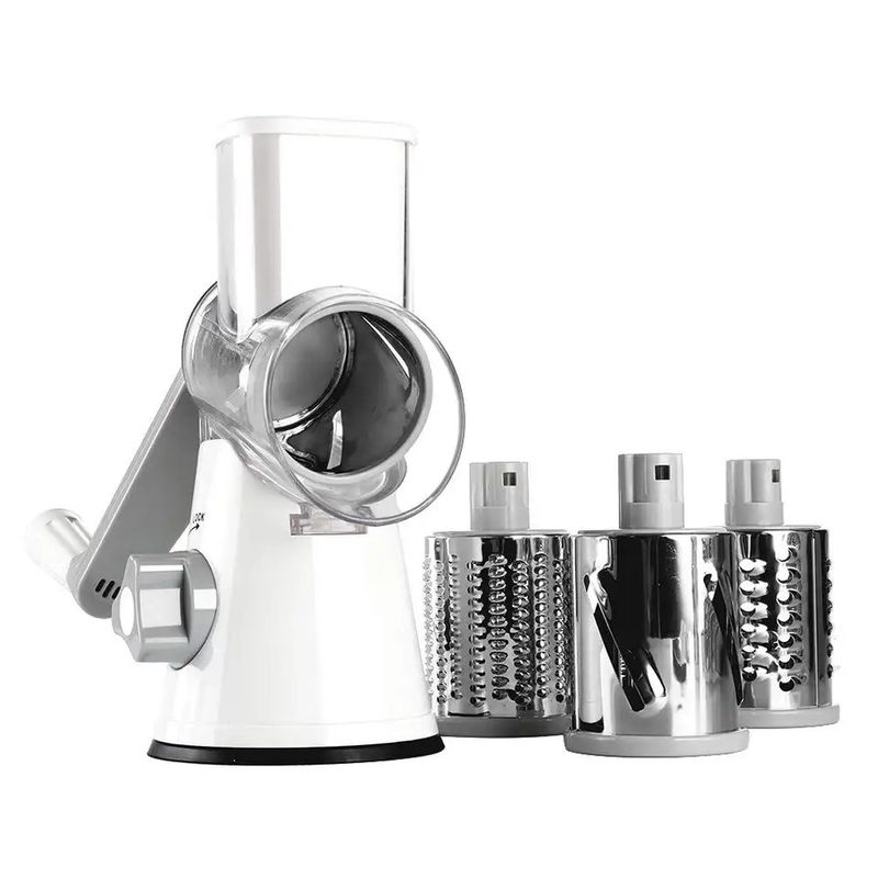 Coupeuse manuelle multifonctionnelle en acier inoxydable bleu ciel pour outils à fruits et légumes