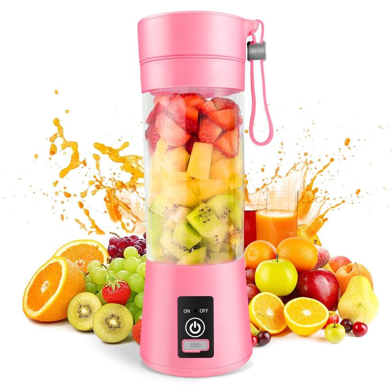 380 ml de capacité Mini Blender USB Rechargeable Juice de fruits Portable Juicer Coupe pour la maison