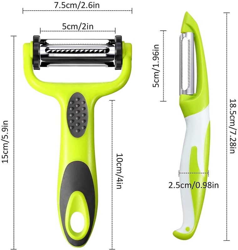 Couteau à éplucher en acier inoxydable multifonctionnel pour cuisine 19*2,5*2cm OEM/ODM accepté