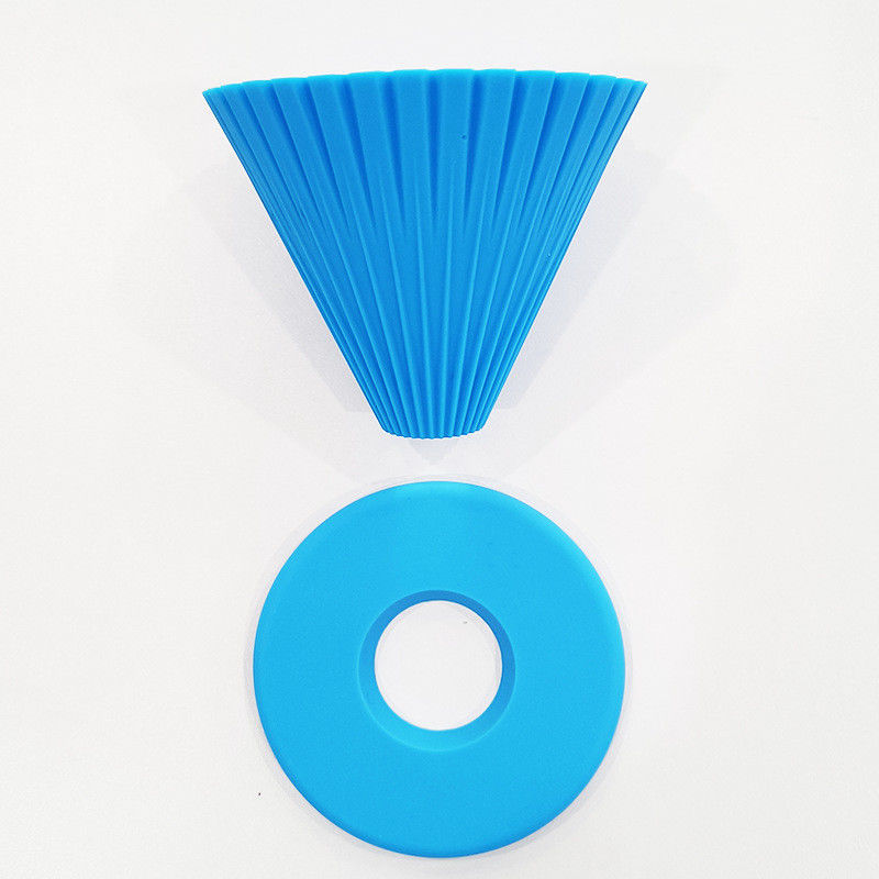 Mat de café en silicone de design moderne avec filtre d' entonnoir réutilisable et gouttelier pliable